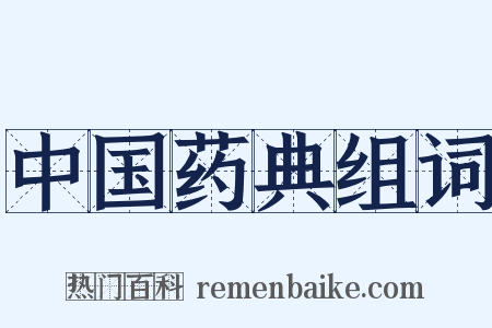 中国药典组词是什么意思的图片